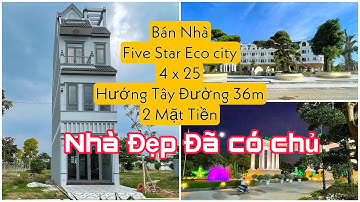 Bán nhà | dự án Five Star Eco city | kdt 5sao | Đường 36m | mặt Tiền Đinh Đức Thiện | nghĩ  Dưỡng