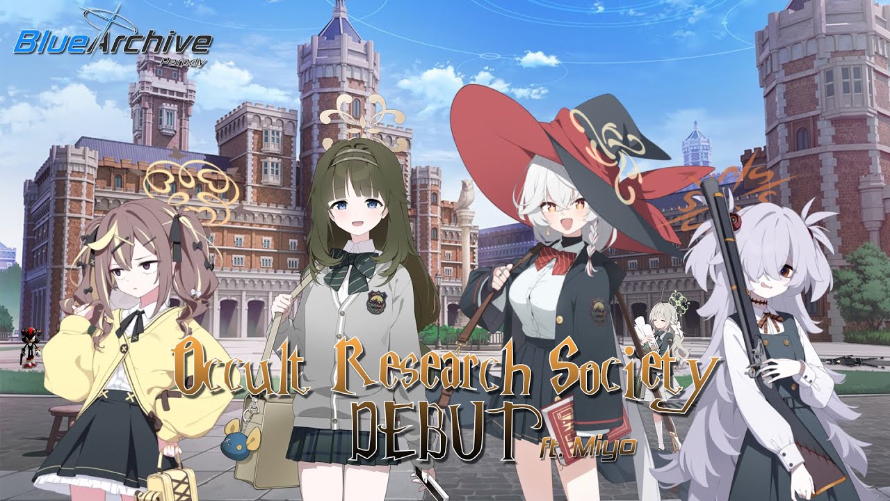 Occult Research Society, but it's a Blue Archive Parody