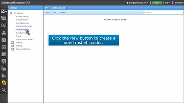 SmarterMail: How to Set Up Trusted Senders