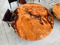 The Fire | Ancient Kauri round table | Icewood Ancient Kauri