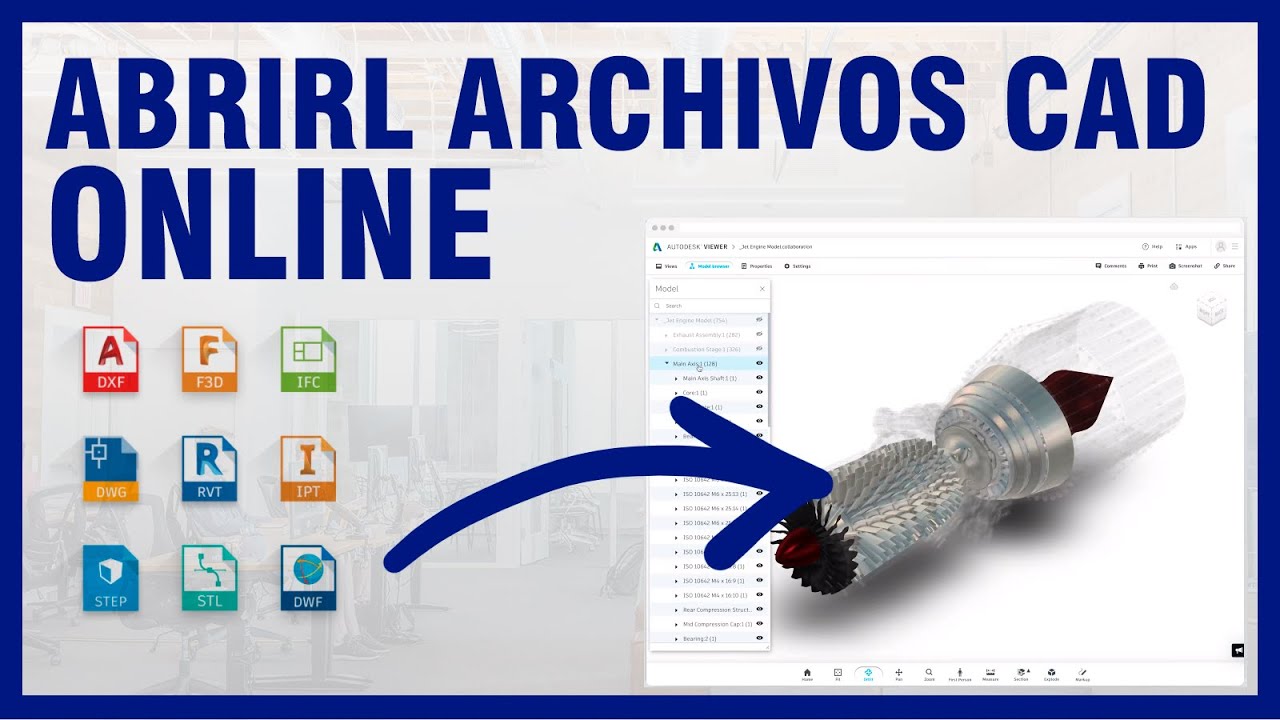 convertible Arqueología gráfico Como abrir archivos de AutoCAD sin programas | visualizar CAD online -  YouTube