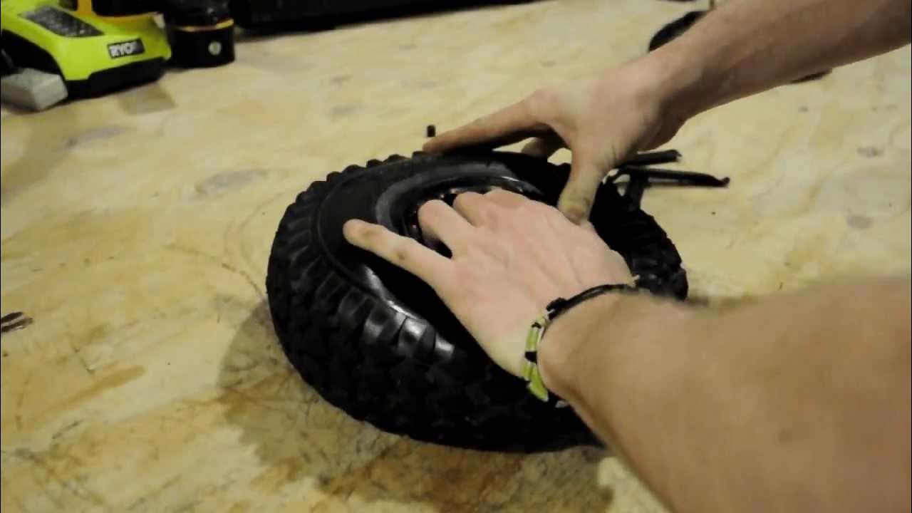 How To Replace the Inner Tube on Your Boat Cart Tire YouTube