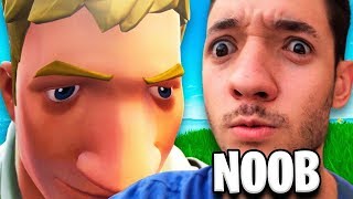 JUGANDO COMO UN NOOB EN FORTNITE - TheGrefg