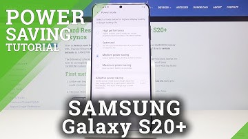 Battery Saver SAMSUNG Galaxy S20+ | How to Enable Power Saving Mode