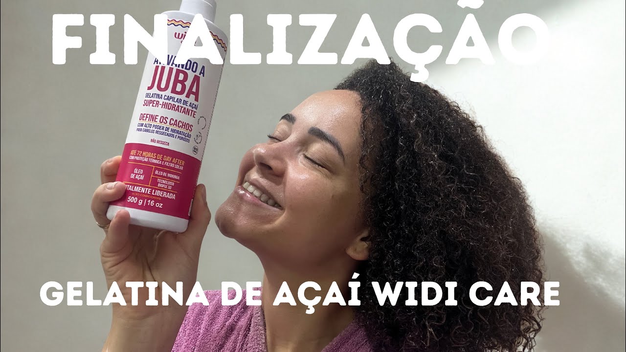 TESTANDO A GELATINA DE AÇAÍ DA WIDI CARE 