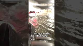 An intense storm hit Boston Wednesday causing flooding and knocking out power for tens of thousands.