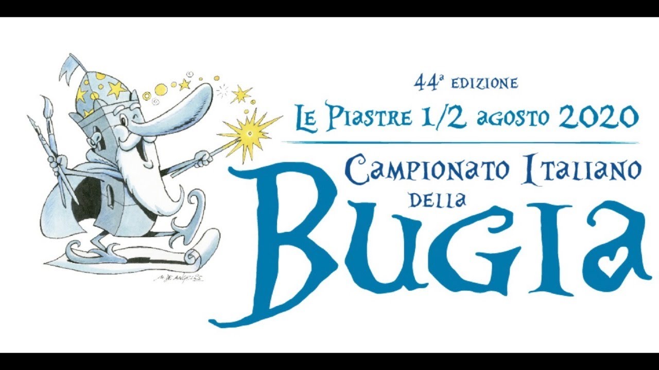 44° Campionato Italiano della Bugia 2 agosto 2020