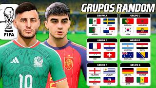 SIMULANDO el MUNDIAL 2026 con GRUPOS ALEATORIOS