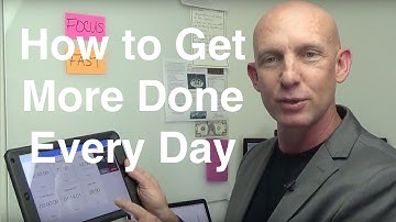 How to Get More Done Every Day - Kevin Ward @ YesMasters.com