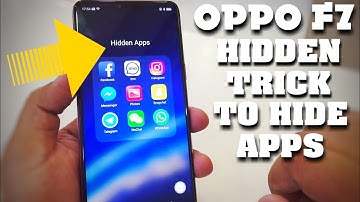 Oppo F7 Hidden Trick To Hide Apps | Hide Apps in Oppo F7