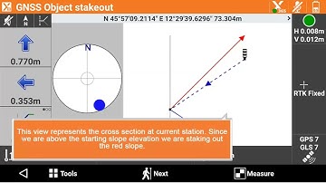 X-PAD Tutorials: STAKEOUT   Stakeout sideslopes