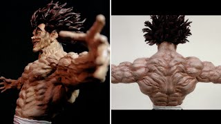 【フィギュア制作】粘土で範馬勇次郎を作ってみた。(範馬刃牙) Sculpting Yujiro Hanma『BAKI HANMA』