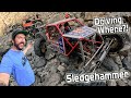 Sledgehammer trail at johnson valley ohv with the moon buggies koh 2024 roadtrip rock crawling s13e9