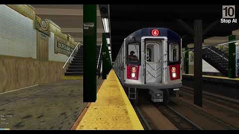 First openBVE video! R142 (4) Train at Borough Hall.