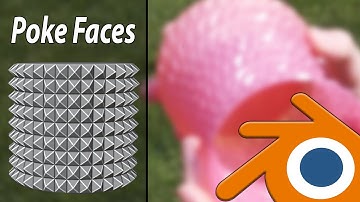 Poke Faces In Blender!