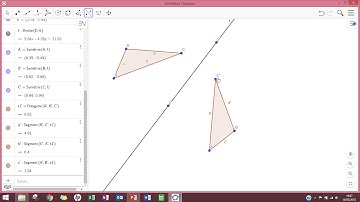 Geogebra Leçon 10 - Symétrie axiale et centrale par Jean-Luc DELBANI