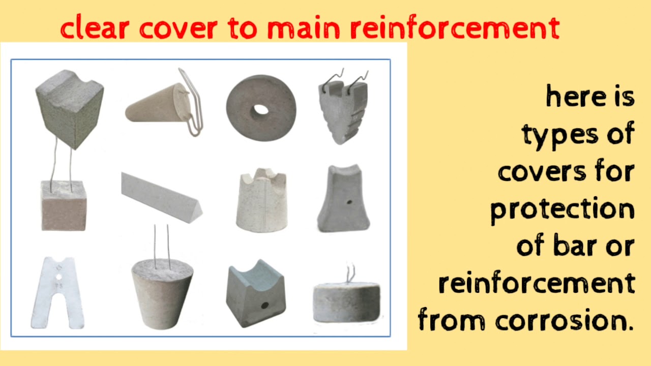 clear cover for reinforcement