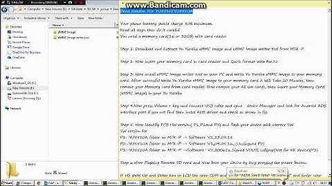 YU-5510A DEAD AFTER FLASH SOLUTION 100% WORKING