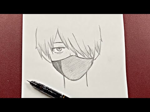 Easy anime drawing || How to draw Anime girl - step by step || Pencil  Sketch for beginners - YouTube