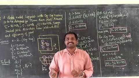DME 1 Lec 21 Design of longitudinal boiler joints
