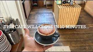 POV A Barista shift but the cafe will close in 10 mins...