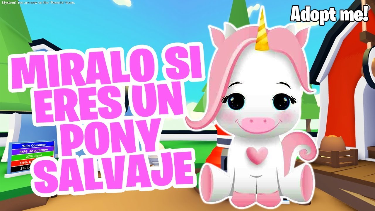 Con Esta App Podras Ser Un Pony Salvaje Unicornio Adopt Me - 3 maneras de trollear a un noob de adopt me roblox youtube