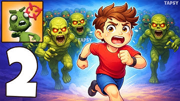 🧟 Zombie Crowd Gameplay Walkthrough Part 2 – Harder Waves & Bigger Crowds (Android,iOS)