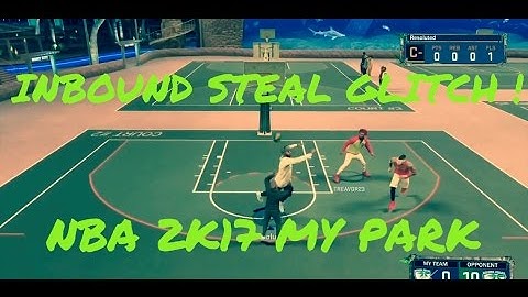 HOW TO STEAL THE BALL ON INBOUND | INBOUND STEAL GLITCH + HOW AVOID GETTING RIP - NBA 2K17 My Park