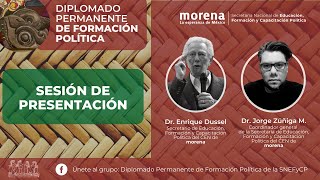 Diplomado Permanente de Formación Política | Presentación (E. Dussel y J.  Zúñiga) - YouTube