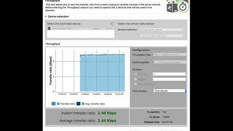 Digi XCTU Throughput Tool