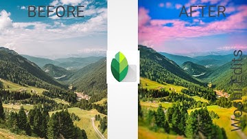 Snapseed - amazing colour effect TUTORIUL/Woshi Edits