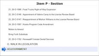 Public Safety & Legal Administration Committee Meeting: Jan. 11