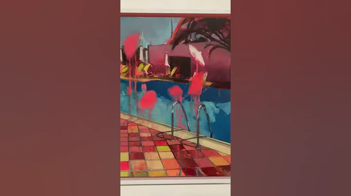 Escape into Colour exhibition: 'Pool Party' and 'P...