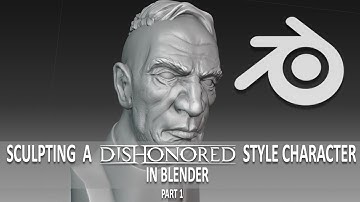 Blender Sculpting for Beginners How to Sculpt a Dishonored Style Character - Part 1