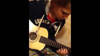 Deaf girl learns how to play the guitar