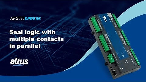 Nexto Xpress #16 - Seal logic with multiple contacts in parallel