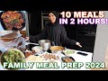 Bulk meal prep  in 2 hours  recipes 2024 maccheese lamb curry  more