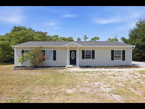 89 Crown Point Road, Hubert, NC home video tour