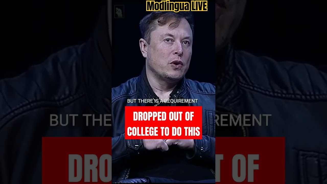 You Don't Need a College Degree! Elon Musk