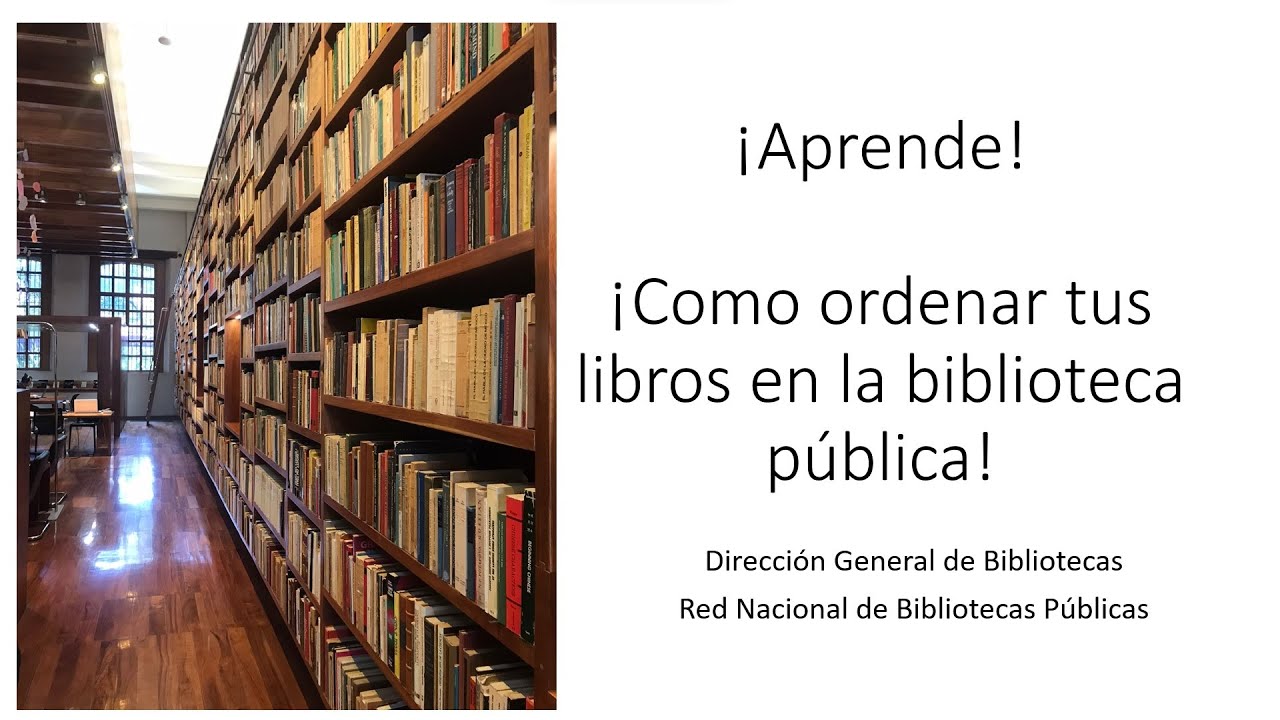EL ORDENAMIENTO DEL ACERVO BIBLIOGRÁFICO