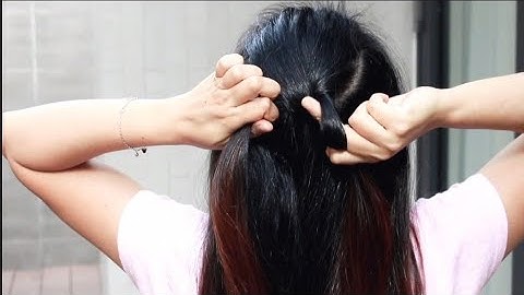 Cách tết tóc đuôi sam đơn giản | Easy French braid tutorial #frenchbraid #hairstyle #hairarrange
