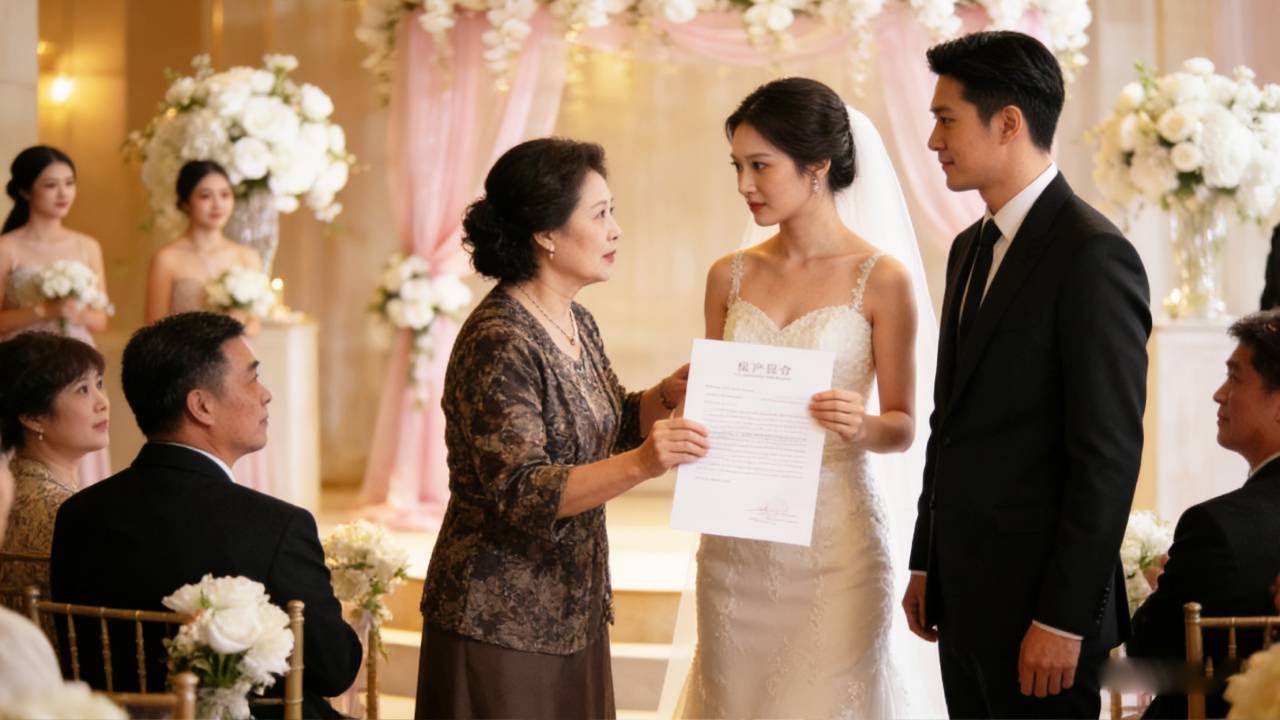 婚禮當天，婆婆逼我在房產上只寫她一個人的名字，我當眾取消婚禮：想得美
