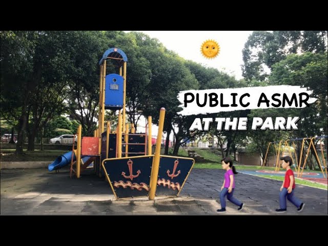 ASMR IN PUBLIC | AT THE PARK / PLAYGROUND