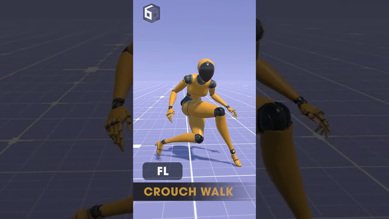Female Runner Animset - FreeWalk&Jog, video preview 4