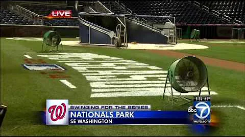 ABC 7's John Gonzalez chats with Nationals grounds...