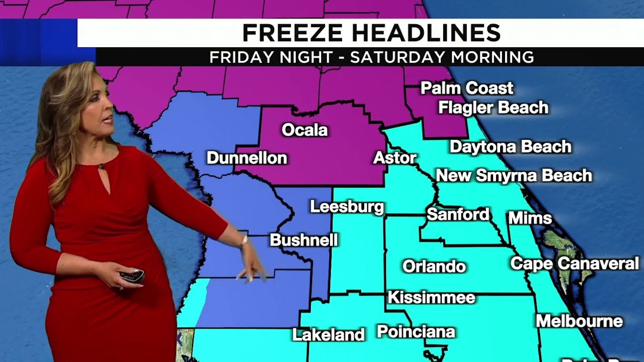 Central Florida braces for arctic blasts ahead of Christmas weeke - YouTube