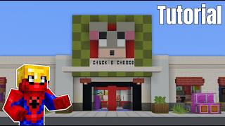 How to Build a Realistic Chuck E. Cheese Restaurant in Minecraft | Step-By-Step Tutorial 🐭🍕