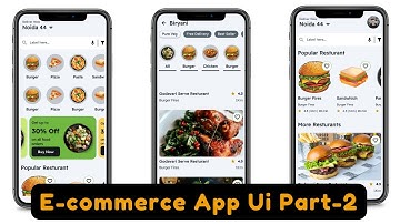 FlutterFlow Tutorial For E-commerce App Ui Design | Flutterflow E-commerce App Part -2