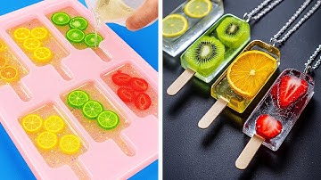 🧪 HOW TO MAKE BEAUTIFUL EPOXY RESIN ART AT HOME! 🖌️💡