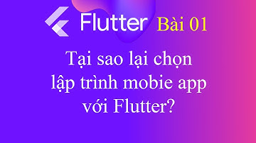 [Tự học Flutter - Bài 1] - Tại sao lại chọn lập trình mobie app với Flutter?